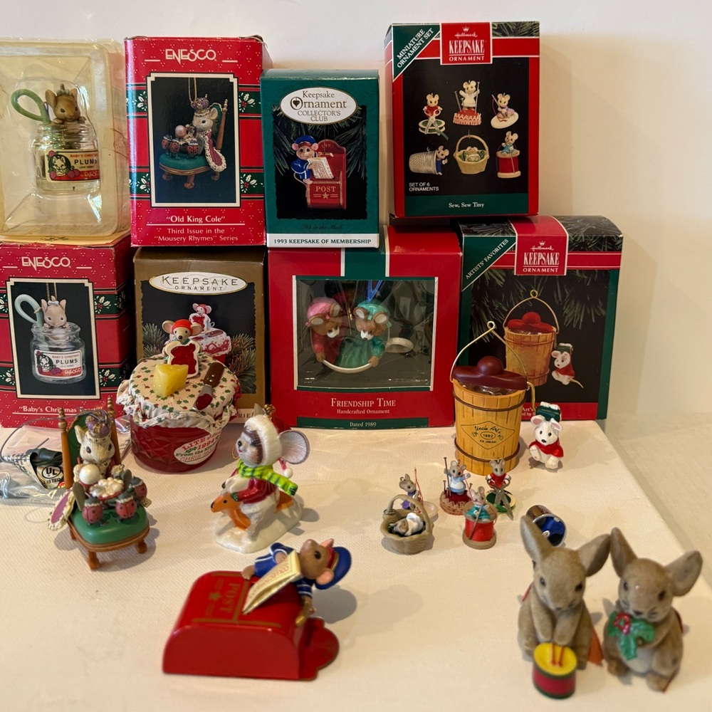VTG Bundle Mouse Mice Ornaments - Picture 9 of 9
